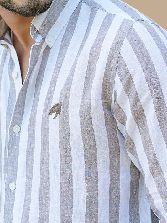 Linen Regular Fit Desert Stride Shirt